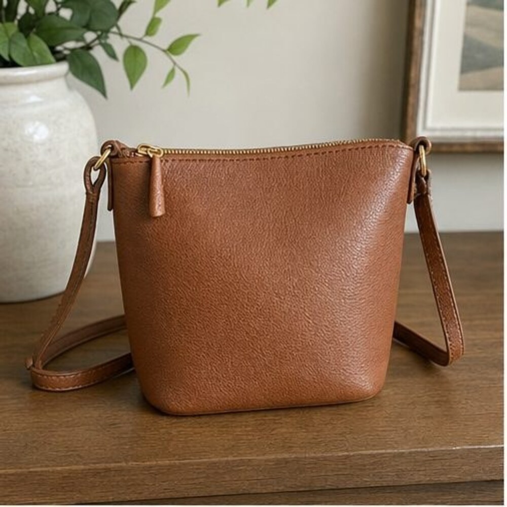 Forest Pebbled Crossbody Bag